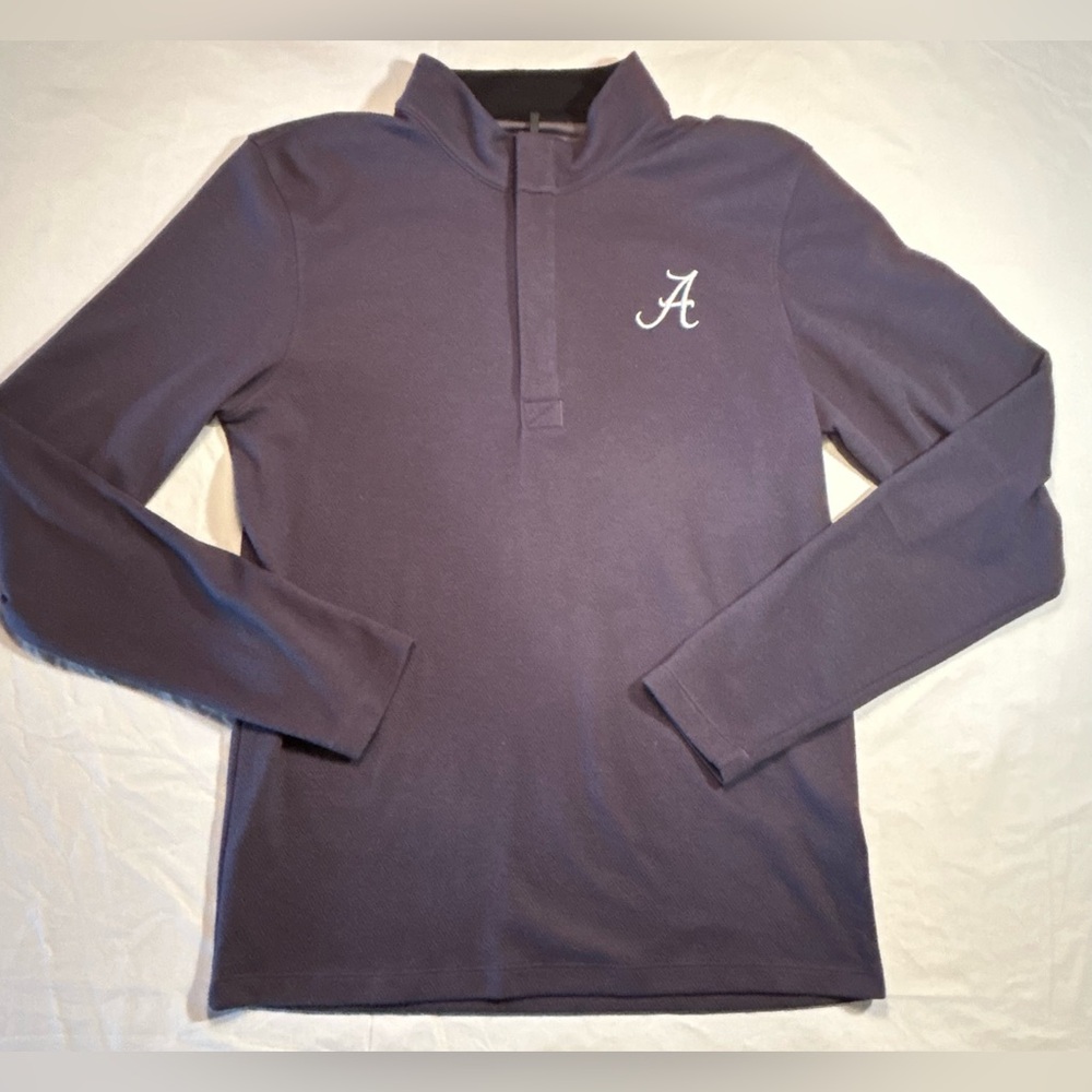 Nike Dri-Fit Blue 1/4 Zip University Of Alabama Long Sleeve Men’s Small Shirt